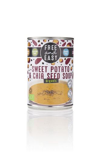 Free & Easy Sweet Potato & Chia Soup - 400g x 6 - 89225
