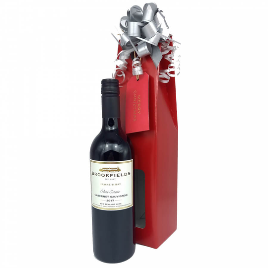 Brookfields, Cabernet Sauvignon, Ohiti Estate, Hawke's Bay, 2017 Christmas Wine Gift