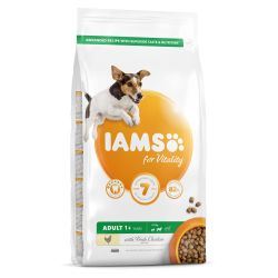 IAMS for Vitality Adult Small & Medium Dog Food with Fresh c - 12kg - 445785