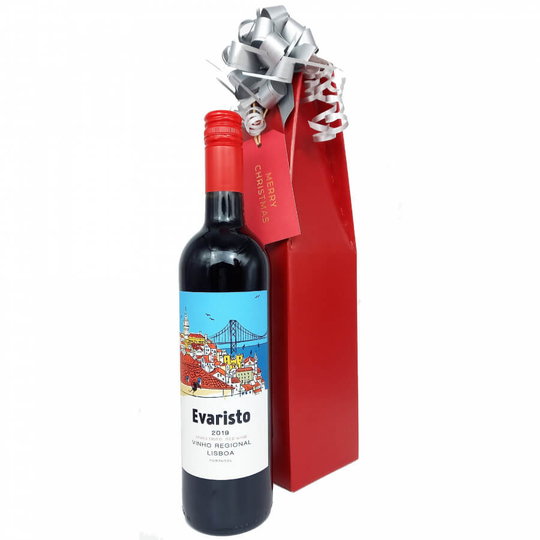 Evaristo, Vinho Tinto, Lisboa, 2019 Christmas Wine Gift
