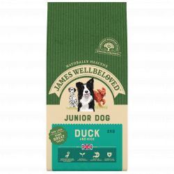 JAMES WELLBELOVED Duck & Rice Kibble Junior 2kg - 2kg - 432277