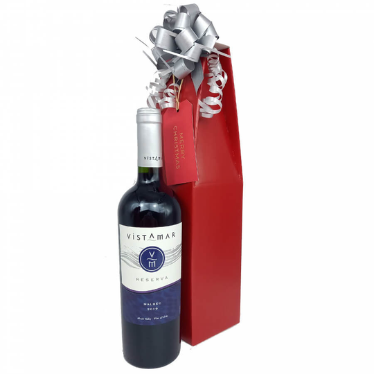 Vistamar, Reserva Malbec, 2019 Christmas Wine Gift