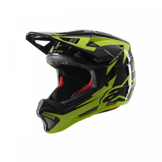 ALPINESTARS MISSILE TECH AIRLIFT - CE EN 2020: GLOSSY BLACK/FLUO YELLOW M AP88010201515M
