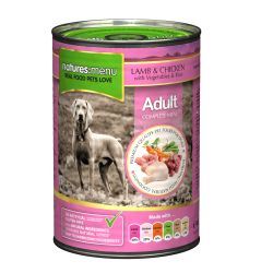 Natures Menu Lamb with Chicken Dog Can - 400g - 354206