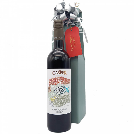 Gasper, Chardonnay, 2018 Christmas Wine Gift