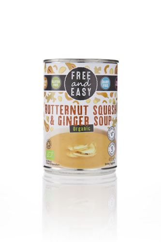 Free & Easy Butternut Squash & Ginger Soup - 400g x 6 - 89226
