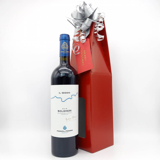 Il Seggio, Bolgheri, Poggio al Tesoro, 2017 Christmas Wine Gift