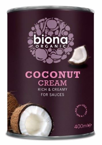 Biona Coconut Cream - Organic - 400ml x 6 - 89450