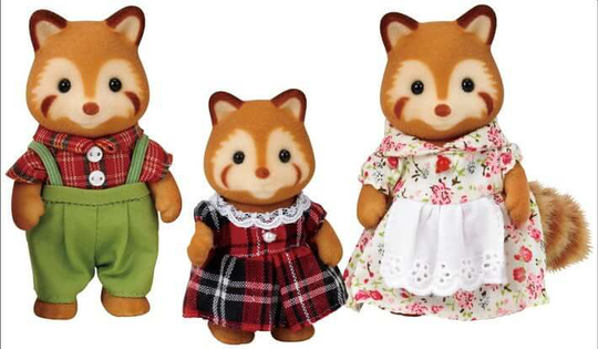 Sylvanian Families - Red Panda Family