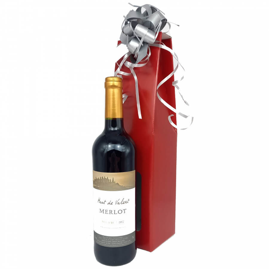 Haut de Valent 2017 Merlot, Vin De Pays d'Oc Wine Gift