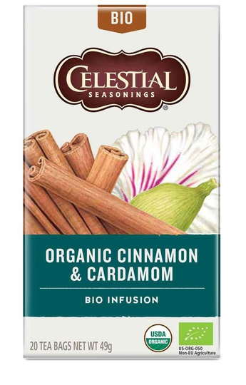 Celestial Organic Cinnamon & Cardamom Tea - 20 Bags - 91063