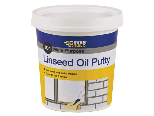 101 Multi-Purpose Linseed Oil Putty Natural 500g EVBMPPN05