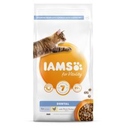 IAMS for Vitality Dental Cat Food with Fresh chicken - 10kg - 492388