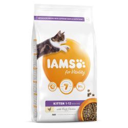 IAMS for Vitality Kitten Food with Fresh chicken - 2kg - 446115