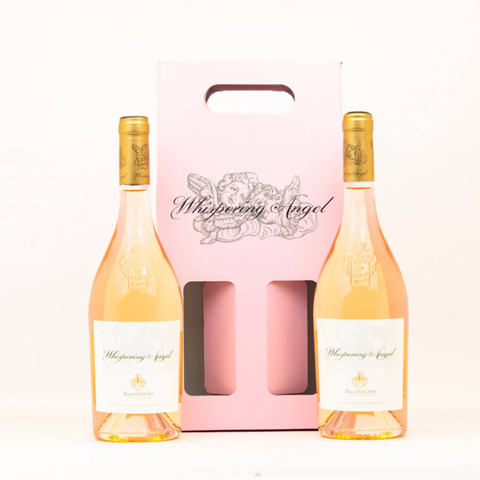 Whispering Angel Rosé Wine - Two Bottles in Official Gift Box