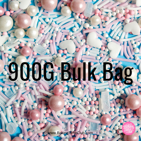 Bulk Bag - Cotton Candy Kisses Sprinkles (Best Before 30 Sep 2022)