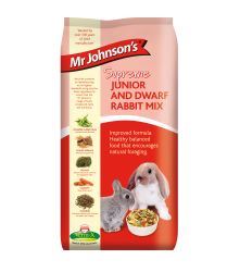 Mr Johnsons Supreme Jnr and Dwarf Rabbit Mix 900g - 713926