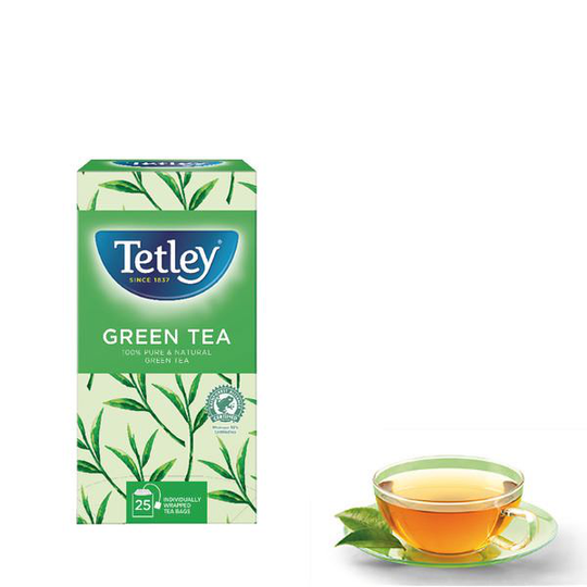 Tetley Pure Green Tea Bags Pk25 - TL11575
