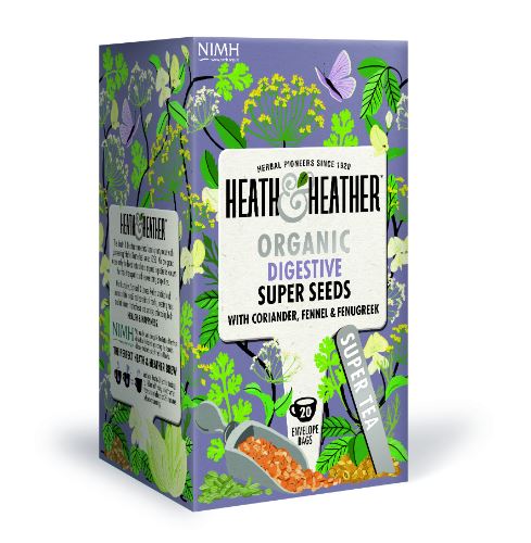 Heath & Heather Organic Super Seeds Tea - 20 Bags - 87752