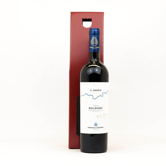 Il Seggio, Bolgheri, Poggio al Tesoro, 2017 with GiftBox