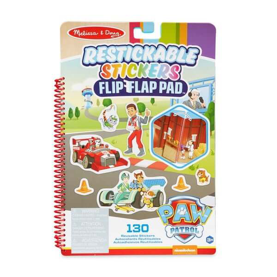 Paw Patrol Restickable Stickers flip flap pad