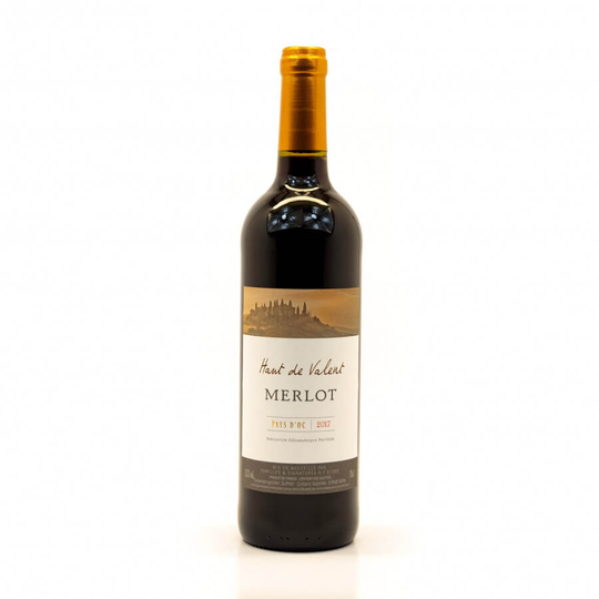 Haut de Valent 2017 Merlot, Vin De Pays d'Oc - Single