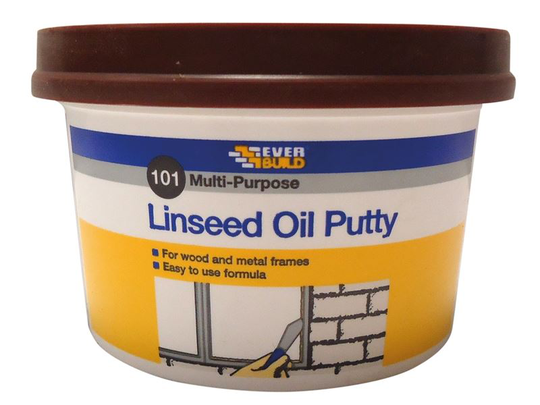 101 Multi-Purpose Linseed Oil Putty Brown 500g EVBMPPB05