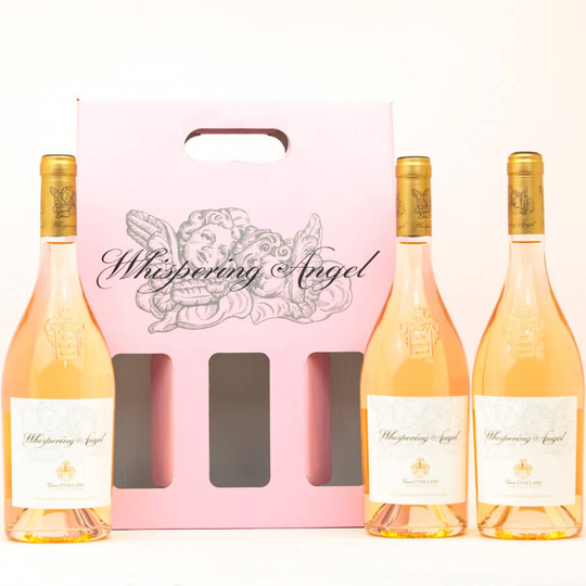 Whispering Angel Rosé Wine - Three Bottles in Official Gift Box