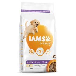 IAMS for Vitality Puppy Large Dog Food with Fresh chicken - 2kg - 492511