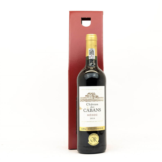 Château Des Cabans, Medoc, 2014 with GiftBox
