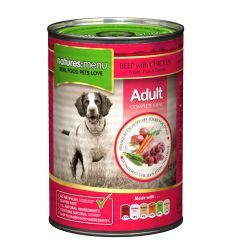 Natures Menu Beef with Chicken Dog Can - 400g - 354118