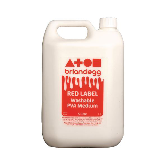 Pva Glue Red Label 5 Litre - BE02508