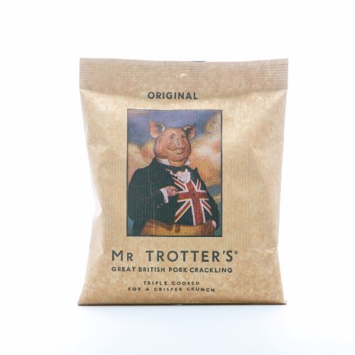 Mr Trotter Great British Seasoned Pork Crackling - 60g x 24 - 91431