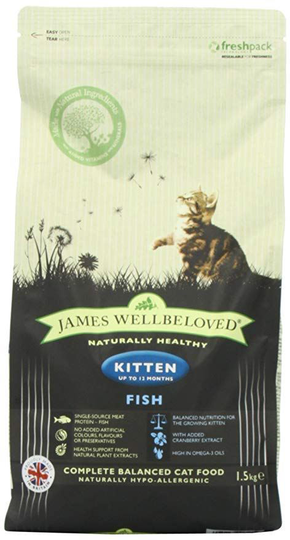 Wellbeloved Ocean White Fish and Rice Kitten 1.5kg - 19249