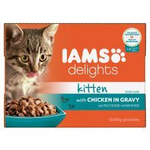 Iams Delights Kitten with Chicken in Gravy - 85g - 216257