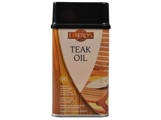 Teak Oil with UV Filters 500ml LIBTOUV500