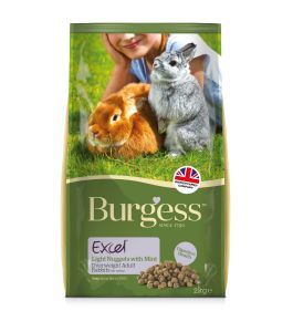 Burgess Excel Light Rabbit Nuggets with Mint 2kg - 13848