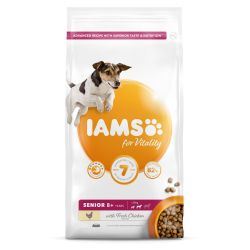IAMS for Vitality Senior Small & Medium Dog Food with Fresh - 12kg - 492433