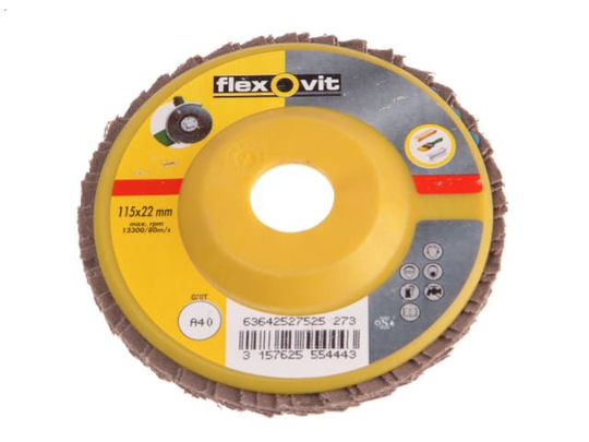 Flap Disc For Angle Grinders 115mm 80g FLV27526