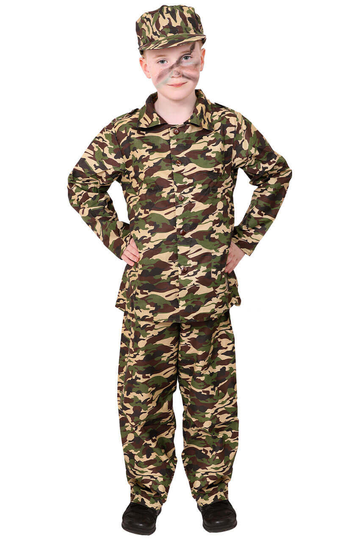 Childs Army Boy Costume - Small