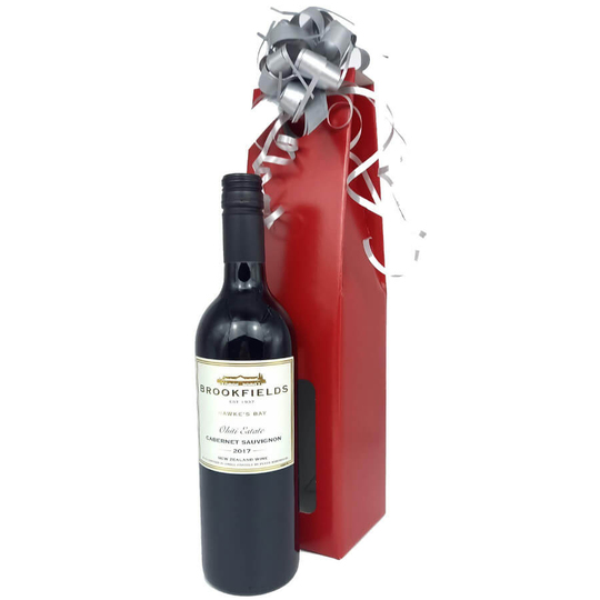 Brookfields, Cabernet Sauvignon, Ohiti Estate, Hawke's Bay, 2017 with GiftBox