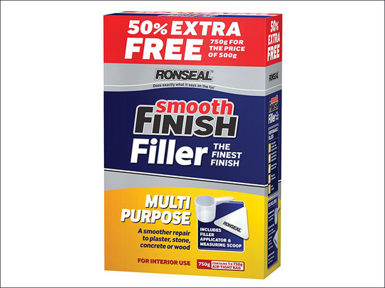 Smooth Finish Multi Purpose Wall Powder Filler 500g + 50% RSLMPLF500VP