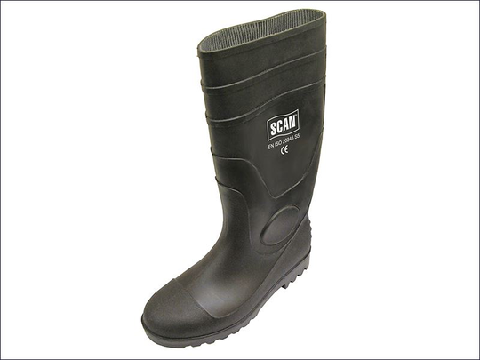 Safety Wellingtons UK 10 Euro 44 SCAFWWELL10