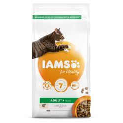 IAMS for Vitality Adult Cat Food with Salmon - 2kg - 446104