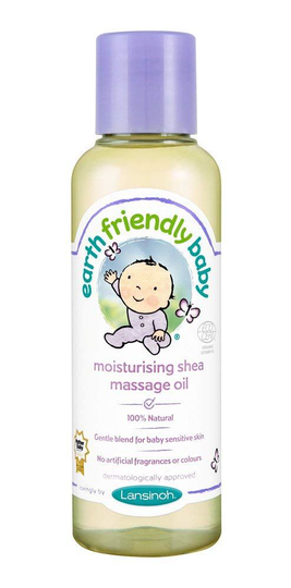 Earth Friendly Baby Moisturising Shea Massage Oil - 125ml - 93630