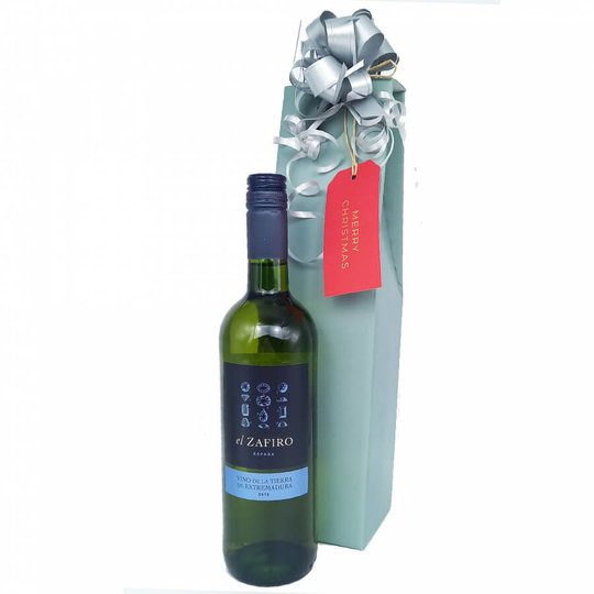 El Zafiro Chardonnay Christmas Wine Gift