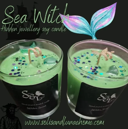 Sea Witch Hidden Jewellery Candle,
