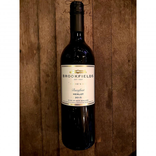 Brookfields, Merlot, Burnfoot, Hawke's Bay, 2015 - Single