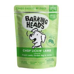 Barking Heads Chop Lickin Lamb Pouch (Formally Bad Hair Day - 300g - 437043