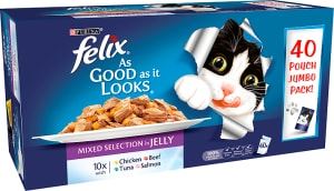 Felix Cat AGAIL Mixed Pack Pouch (40Pk) 100g - 20352